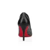 Outlet Christian Louboutin Apostropha Mesh Strass Black