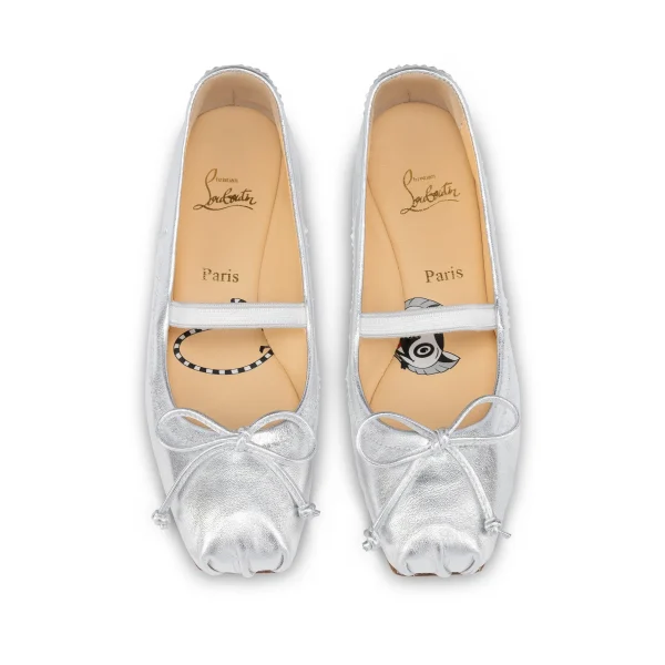 Flash Sale Christian Louboutin Baballet Silver