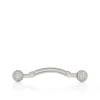 Shop Christian Louboutin Chambelink Strass Silver