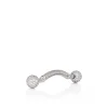 Shop Christian Louboutin Chambelink Strass Silver
