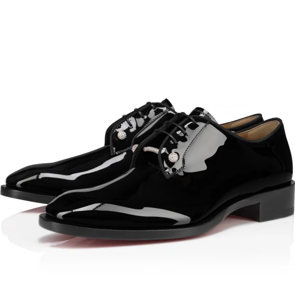 Shop Christian Louboutin Chambelink Strass Silver