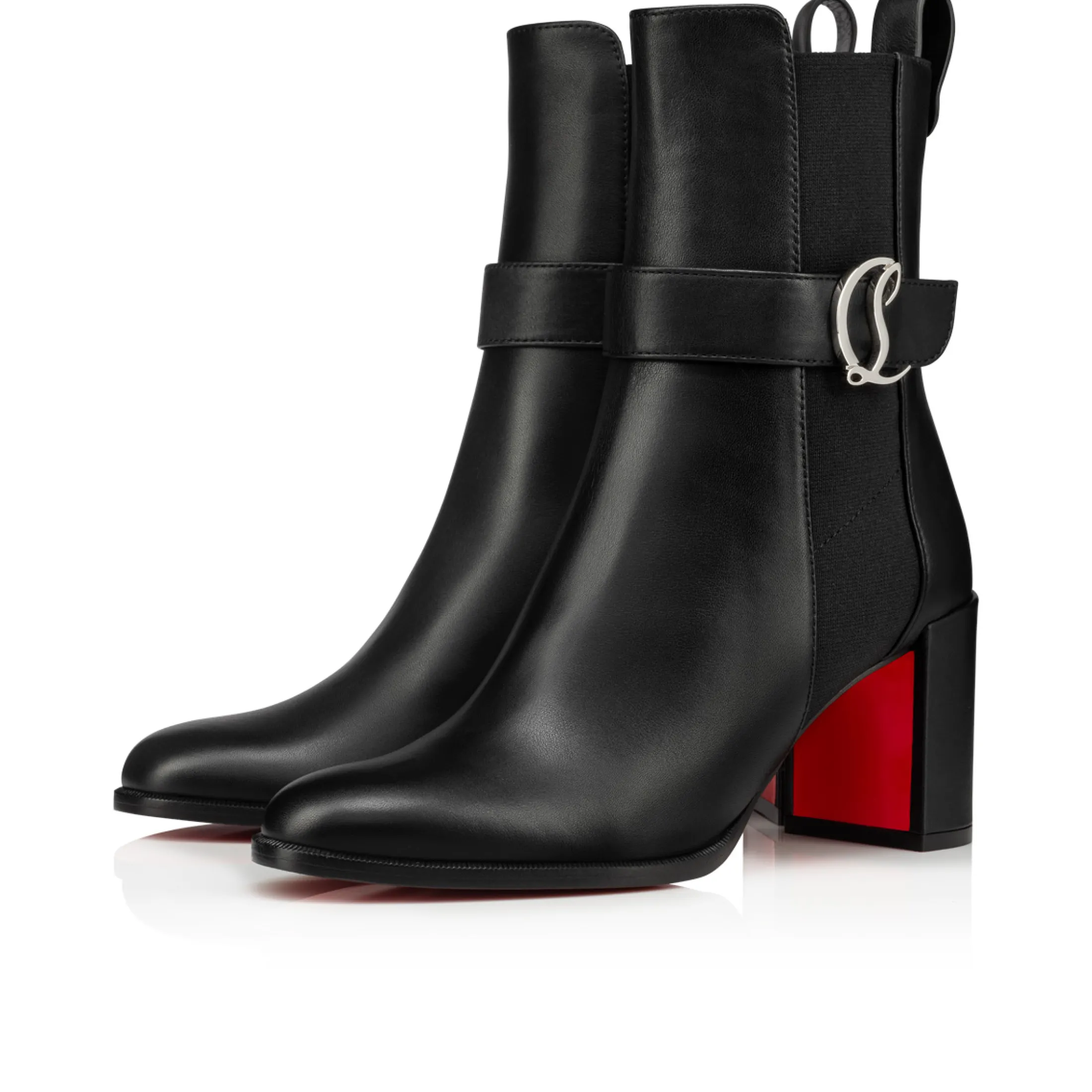 Cheap Christian Louboutin CL Chelsea Booty Black