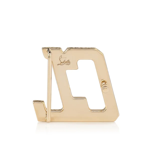 Best Christian Louboutin Happy Rui CL Logo belt buckle