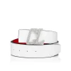 Discount Christian Louboutin Happy Rui CL Logo belt buckle