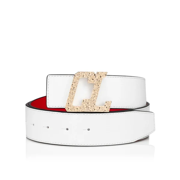 Best Christian Louboutin Happy Rui CL Logo belt buckle