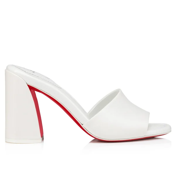 New Christian Louboutin Jane Mule Bianco