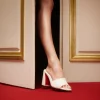 New Christian Louboutin Jane Mule Bianco