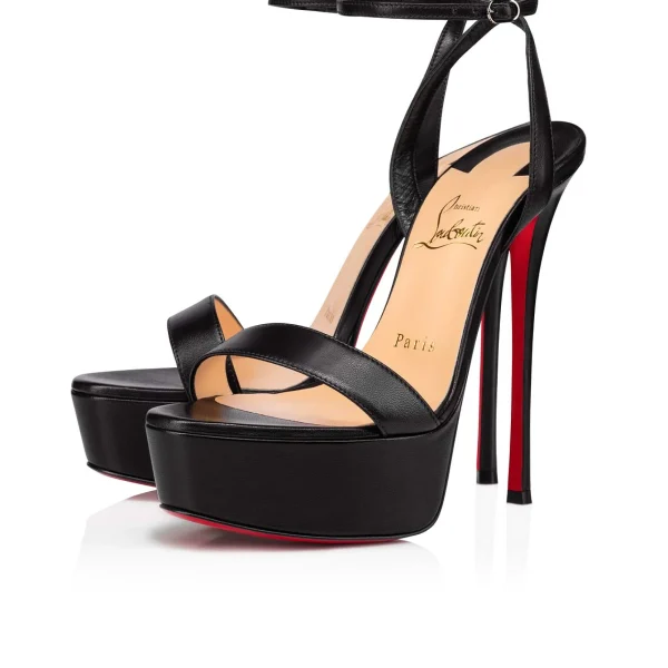 Best Sale Christian Louboutin Loubi Queen Alta Black