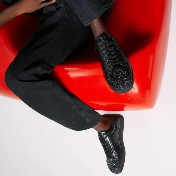 Best Sale Christian Louboutin Louis Junior P Strass Eternity