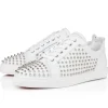 Clearance Christian Louboutin Louis Spikes Junior White