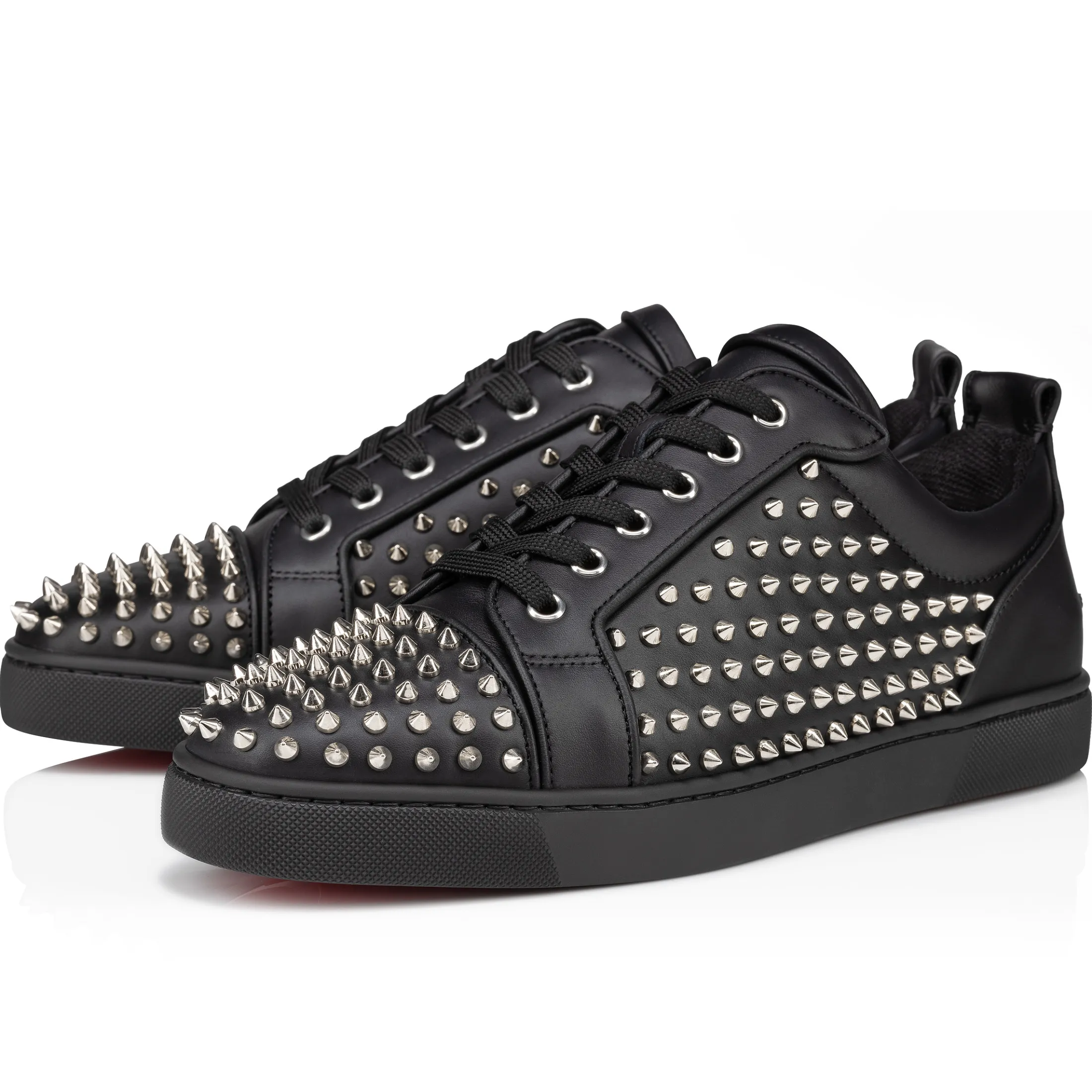 louis_spikes_junior_0.webp Best Christian Louboutin Louis Spikes Junior Black