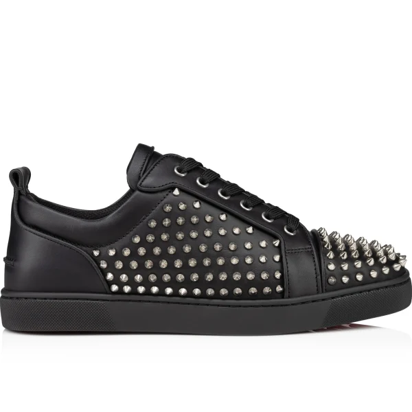 Best Christian Louboutin Louis Spikes Junior Black