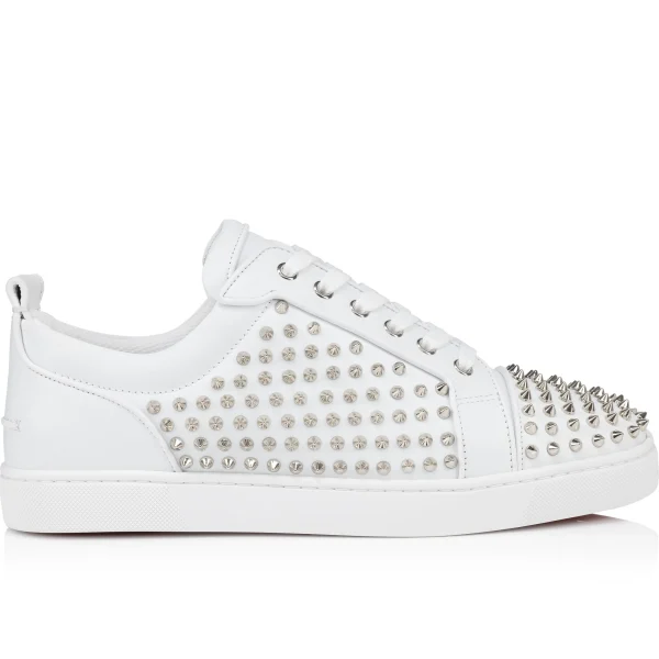 Clearance Christian Louboutin Louis Spikes Junior White