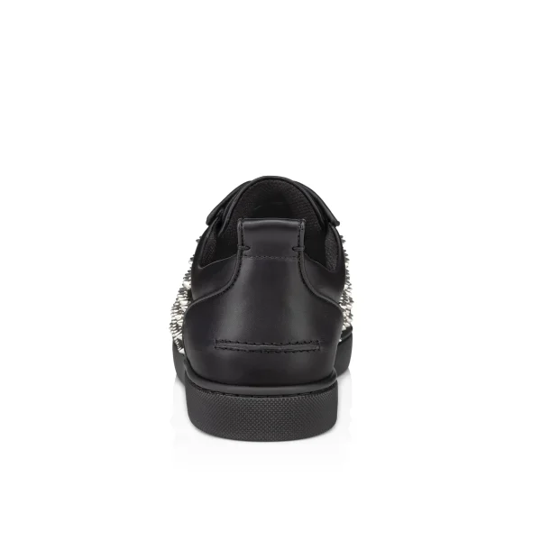 Best Christian Louboutin Louis Spikes Junior Black