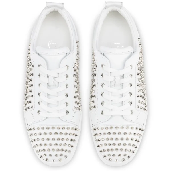Clearance Christian Louboutin Louis Spikes Junior White