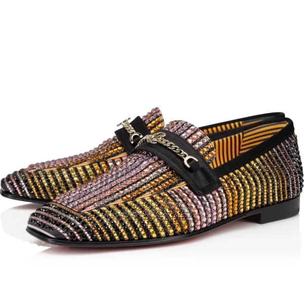 Online Christian Louboutin MJ Moc Strass Aftersun