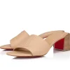 Clearance Christian Louboutin So CL Mule Beige