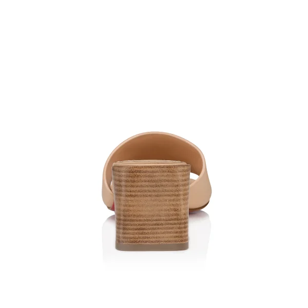 Clearance Christian Louboutin So CL Mule Beige