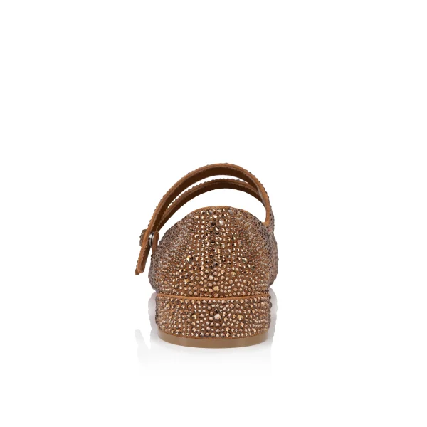 Fashion Christian Louboutin Sweet Jane Strass NUDE5
